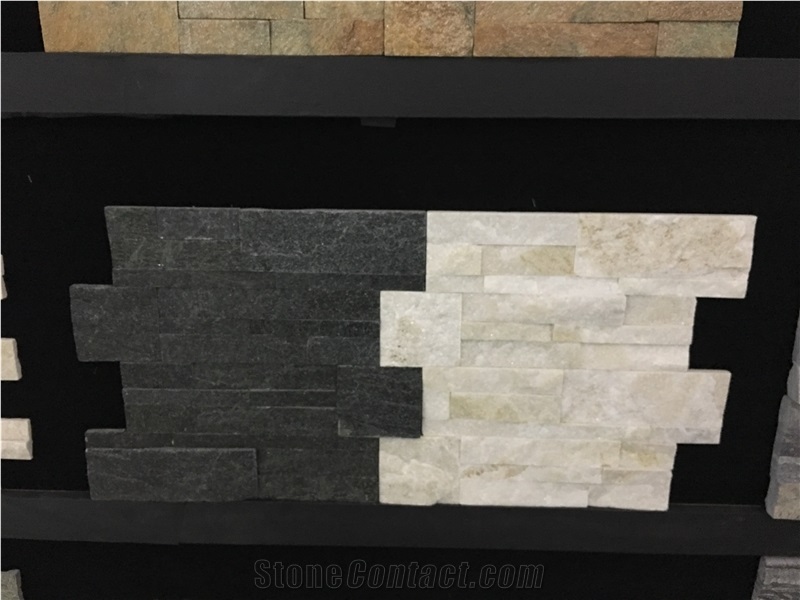 White Cream Coco Quartzite Culture Stone-Wall Cladding Coverings