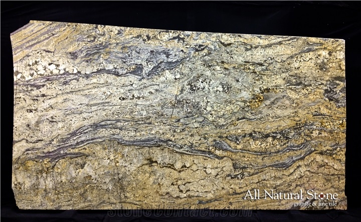 Abstract Polished Granite Slabs