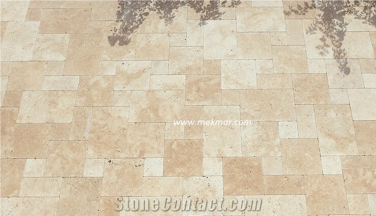 Classic Light Tumbled Travertine, Travertine Slabs & Tiles