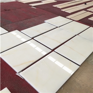 12"X24" Chinese Pure White Onyx Super White Onyx Tile for Flooring and Wall