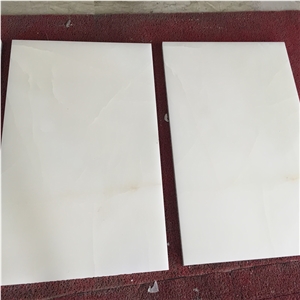 12"X24" Chinese Pure White Onyx Super White Onyx Tile for Flooring and Wall