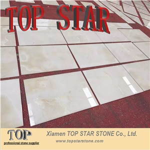 Polished Backlit Onyx Slabs, Naghadeh White Onyx Slab, Persian White Onyx Big Slabs,Snow White Onix Onice Slab,Gold White Onix Slab