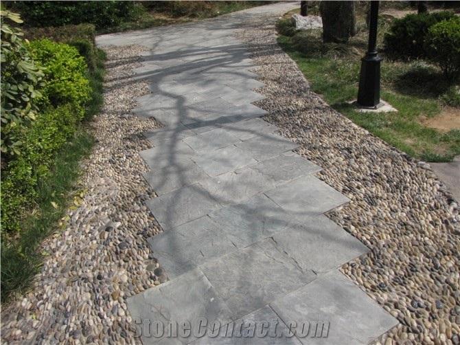 Beige Quartzite Random Flagstones Paver, Golden Quartzite Irregular Flagstone Stone, Random Flagstone Courtyard Paving , Raw Material , Irregular