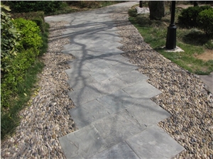 Beige Quartzite Random Flagstones Paver, Golden Quartzite Irregular Flagstone Stone, Random Flagstone Courtyard Paving , Raw Material , Irregular