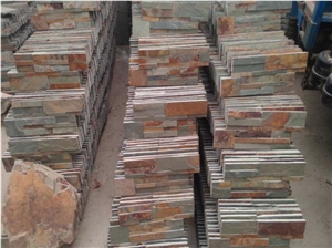 Rustic Slate Z Shape Ledger Stone Culture Stone Brick Stacked Stone,Interior Wall Stone ,Outdoor Stacked Stone ,Flexible Stone Veneer