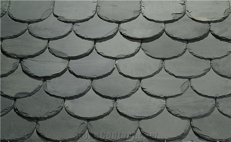 Rusty and Black Slate Roofing Tile Mix Colors Square Shape/Slate Roofing Tiles/Black Slate Roof Tiles/Roof Covering and Coating/Natural Stone