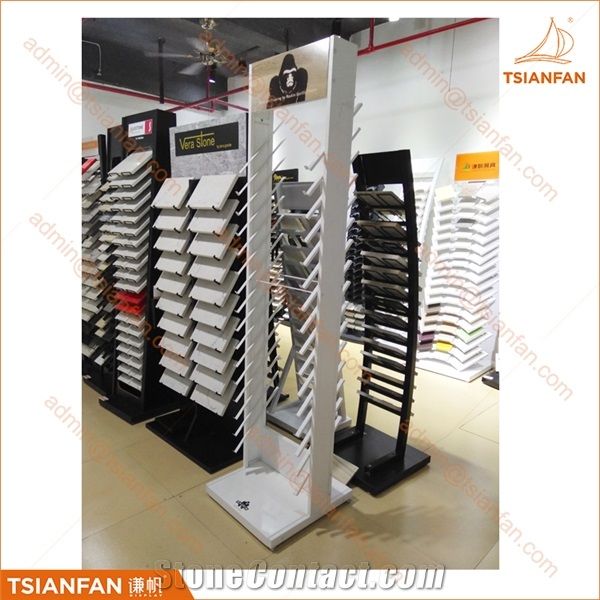 Pvc and Hardwood Flooring Tile Waterfall Display Stand