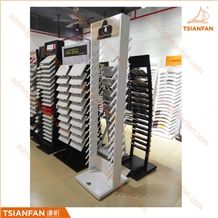 Pvc and Hardwood Flooring Tile Waterfall Display Stand