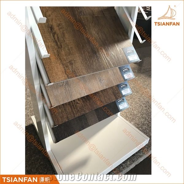 Pvc and Hardwood Flooring Tile Waterfall Display Stand