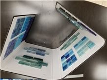 Mosaic Tile Glass Tile Sample Catalog With Logo Printed