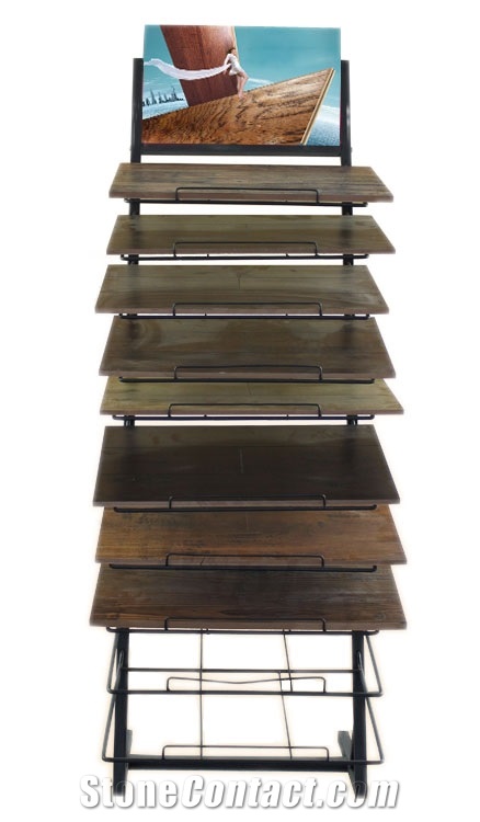 Wj010 New Product 2014 Wood Flooring Exhibition Display Stand