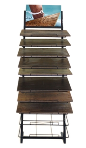 Wj010 New Product 2014 Wood Flooring Exhibition Display Stand