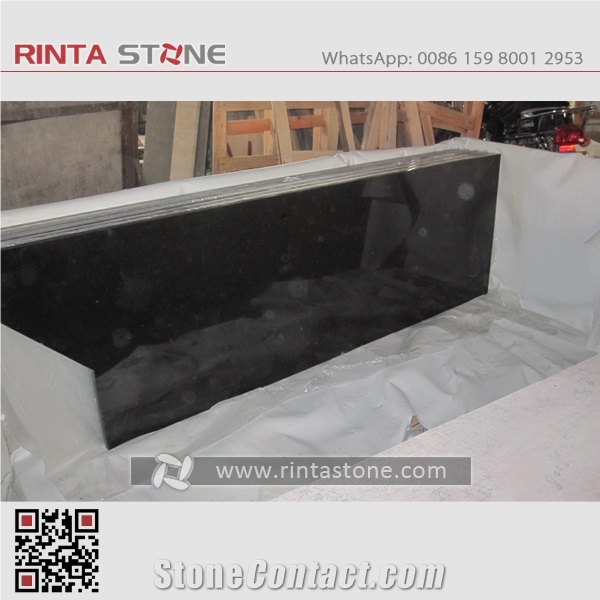 Mongolia Black Granite China Absolute Black Stone Slab Tile Kitchen Top Pure Black Basalt Wall Cladding Nero Mongo Black Dark Padang Basalt Pattern