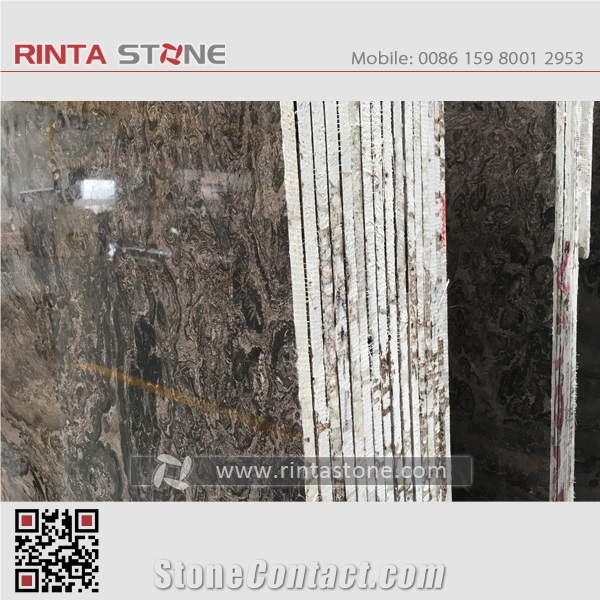 Moon Valley Marble Coffee Brown Earth Laminate Dark Greek Natural Stone Wall Cladding Hall and Hotel Lobby Countertops Slabs Tiles