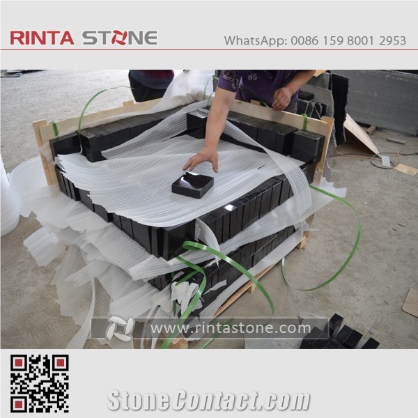 Shanxi Absolute Pure Best Black Granite Stone China Hebei Black Super Beiyue Nero Assoluto Galaxy Star Sesame Taibai Nero Dark Superme Monument & Tombstone