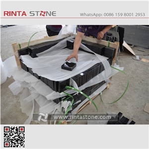 Shanxi Absolute Pure Best Black Granite Stone China Hebei Black Super Beiyue Nero Assoluto Galaxy Star Sesame Taibai Nero Dark Superme Monument & Tombstone
