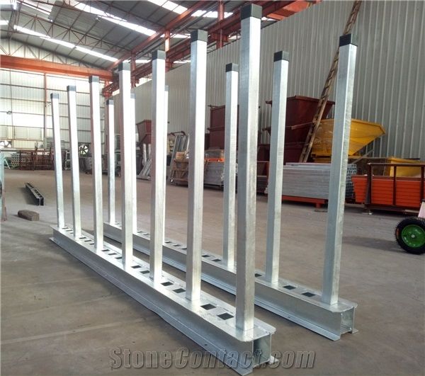 Granite Marble Quartz Stone Bundle Slab Rack the Strongest Galvanized Rack