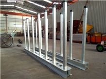 Granite Marble Quartz Stone Bundle Slab Rack the Strongest Galvanized Rack
