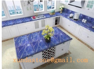 Marmoglass,Glass Marble,White Artificial Marble,Crystallized White Veins Marble,Marble Look Artificial Stone Slabs