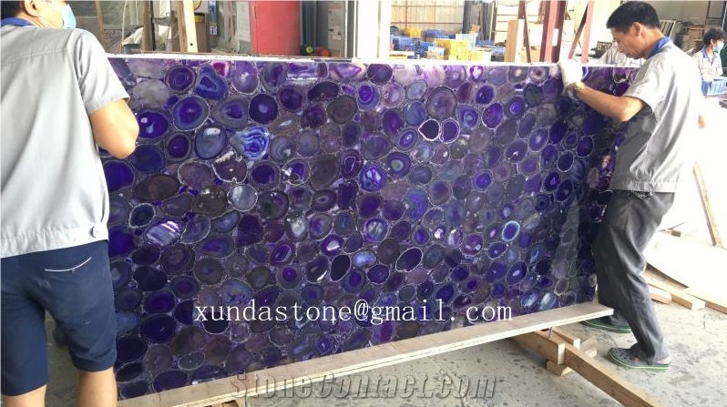 Purple Agatesemi-Precious Stone