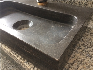 Bluestone Rectangle Basins,China Blue Limestone Bathroom Sink,Blue Asia Limestone Wash Bowls