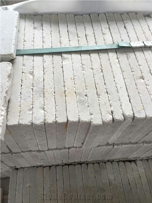China Grey Travertine Tumble Garden Outside Paver
