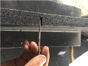 China Padang Dark Granite G654 Walling Tiles with Hole,Dark Grey Granite G654 Precast Tile, China Granite G654 Flamed with Holes for Wall Cladding China Padang Dark Granite G654 Walling Tiles with Hole,Dark Grey Granite G654 Precast Tile, China Granite G654 Flamed with Holes for Wall Cladding