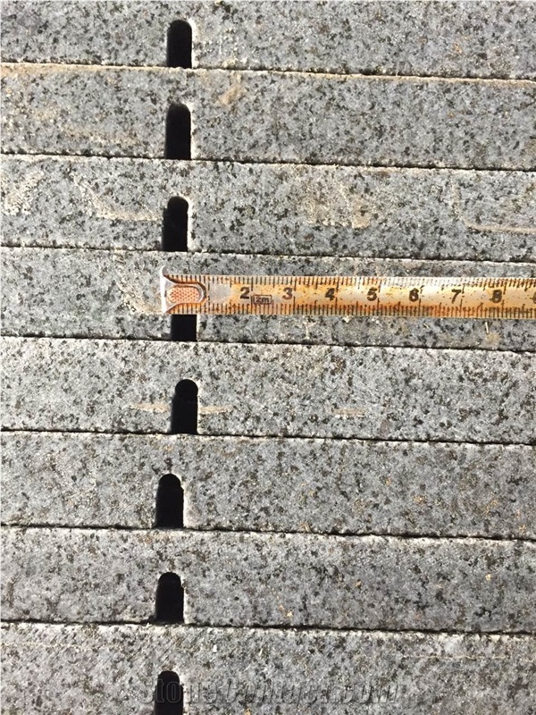 China Padang Dark Granite G654 Walling Tiles with Hole,Dark Grey Granite G654 Precast Tile, China Granite G654 Flamed with Holes for Wall Cladding