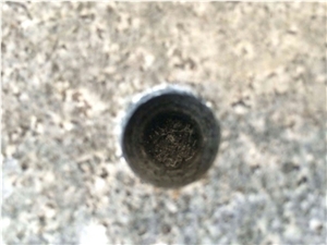 China Padang Dark Granite G654 Walling Tiles with Hole,Dark Grey Granite G654 Precast Tile, China Granite G654 Flamed with Holes for Wall Cladding
