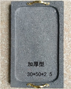 Grey Basalt Steak Plate Cooking Stone
