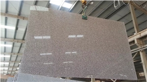Red Granite G664 Granite Stairs,Pink Granite Step Stair Riser,Bainbrook Brown Step,Anti Slip Groove