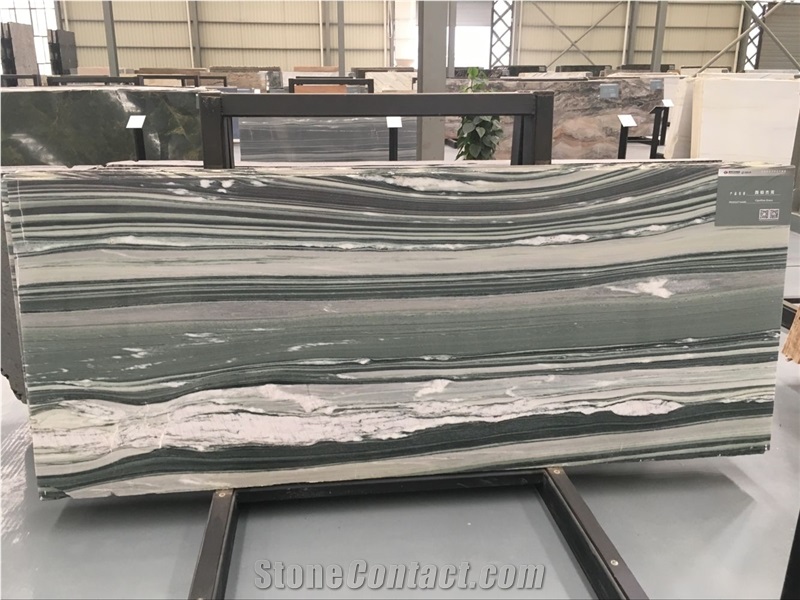 Verde Cipollino Greco Marble Slabs