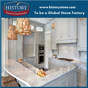 2017 Beat Choice to Custom New White Carrara Marble ,Italy Polishing White Marble Kitchen Countertops,Kitchen Work Tops,Kitchen Bar Tops,Island Tops
