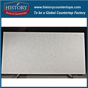 2017 Own Factory and Quarry from China Histoy Companys Quartz Stone,White Quartz Kitchen Counterops,Kichen Island Tops,Bench Tops