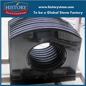 2017 Own Factory Chinese Black Marble & Chinese Black Marble Bathroom Tops, Beautiful High Quality Stone Solid Surfaces Polished Vanity Top