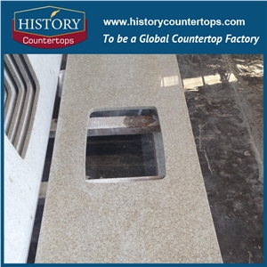 2017 Polishing Artificial Stone Countertops，Yellow Quartz Stone Kitchen Countertops，Kitchen Island Tops,Bar Tops,Kitchen Desk Tops,Kitchen Worktops,