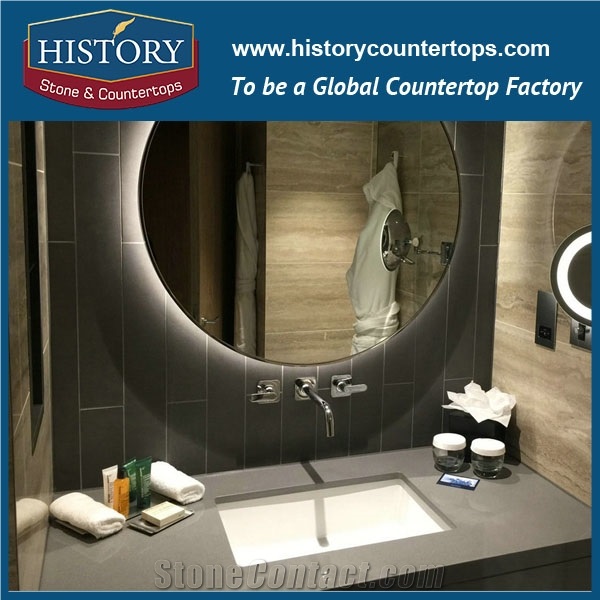 Best Price China Factory Quartz Stone Kitchen Countertop Engineered Stone Worktops for Multifamily/Hospitality Projects