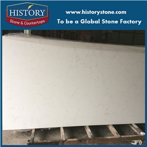 Direct Factoy High Quality White Quartz Stone Vanity Tops,Forsty Carrina Quartz with Low Moq,Engineered Stone Bathroom Countertops
