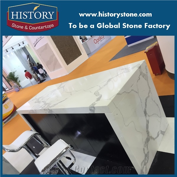 Factory Price Classic Gold Quartz Countertops,Engineered Bathroom Tops,Custom Vanity Tops for Hospitality,Mulit-Family and Apartment Project