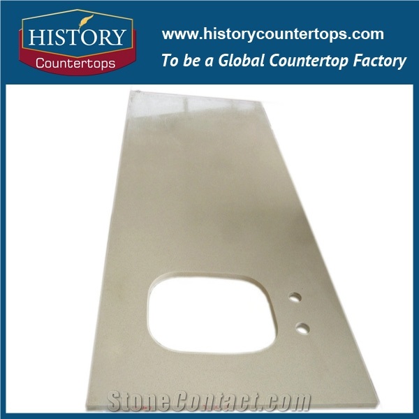 Historystone Kamari Quartz Bathoom Countertops Can Custom All Size Vanity Tops is Solid Surface Quartz Stone Vanity Tops