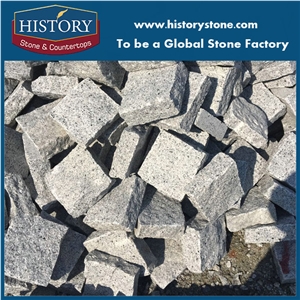 On Sale China G602 Granite Cobblestone Paver Mats Cheap Patio Paver Stones White Paving Stone for Landscaping and Garden