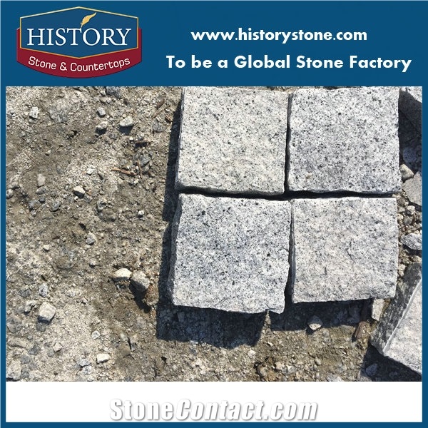 On Sale China G602 Granite Cobblestone Paver Mats Cheap Patio Paver Stones White Paving Stone for Landscaping and Garden