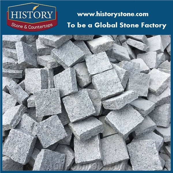 On Sale China G602 Granite Cobblestone Paver Mats Cheap Patio Paver Stones White Paving Stone for Landscaping and Garden