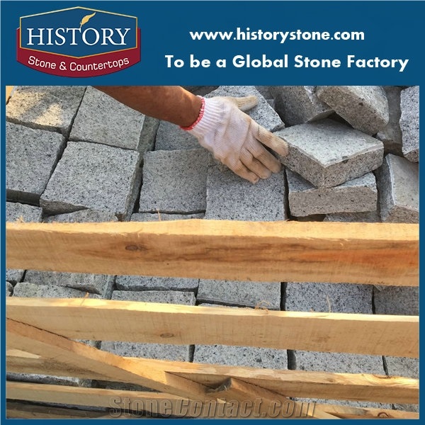 On Sale China G602 Granite Cobblestone Paver Mats Cheap Patio Paver Stones White Paving Stone for Landscaping and Garden