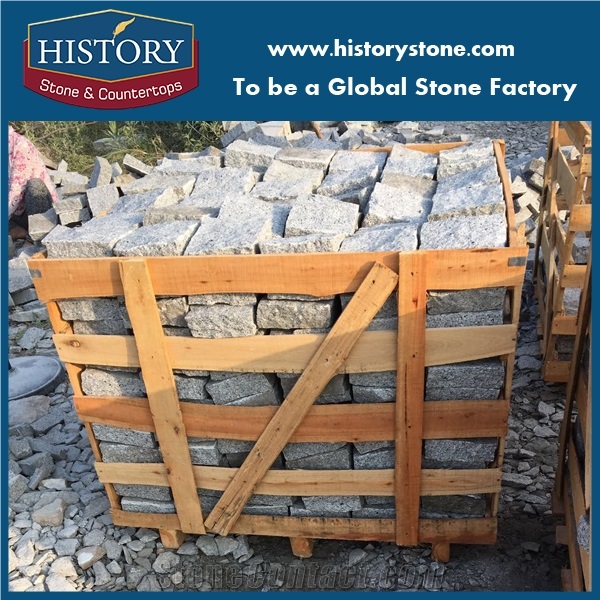 On Sale China G602 Granite Cobblestone Paver Mats Cheap Patio Paver Stones White Paving Stone for Landscaping and Garden