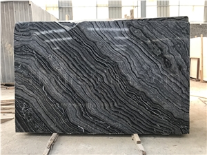 Silver Wave Marble, Skirting,Zebra Black,Wall Covering Marble Slabs, Marble Opus Pattern, Floor Covering, Antique Serpenggiante,Black Wooden Marble
