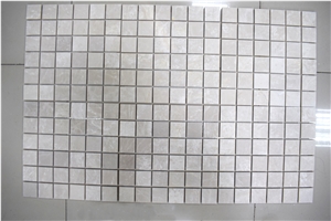 Natural Stone Floor Tile Beige Polished Marble Mosaic, Light Emperador Mosaic