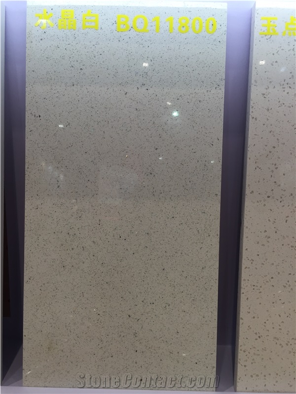 Bq11800 Crystal White, High Hardness Artificial Engineered Quartz