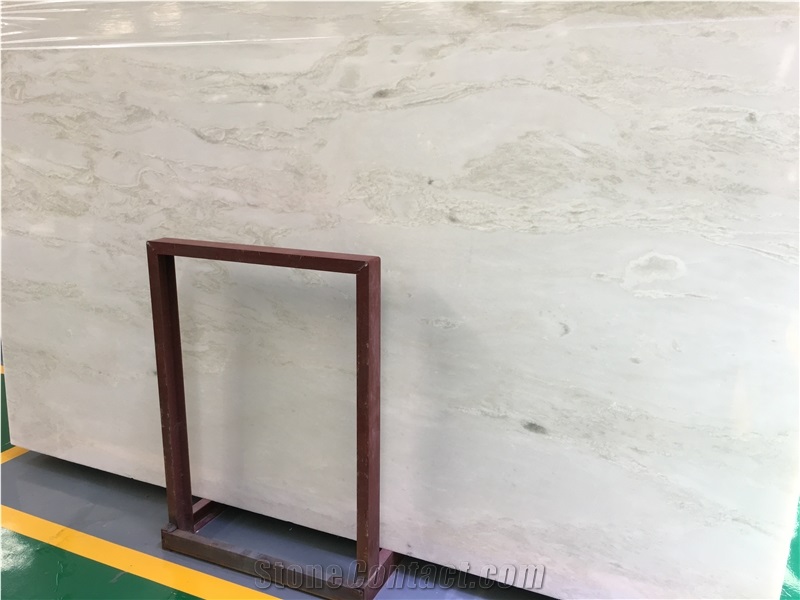 China Royal White Jade Marble Big Polished Slabs & Tiles