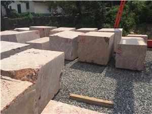 Natural China Shanxi Athens Red Marble Blocks, Boulders, Rocks